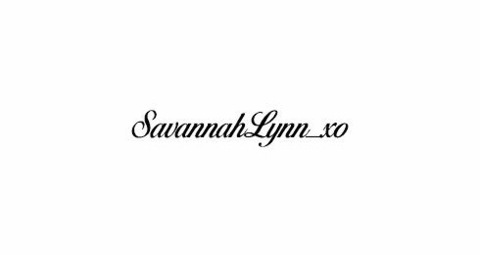 Header of savanahhlynn_xo