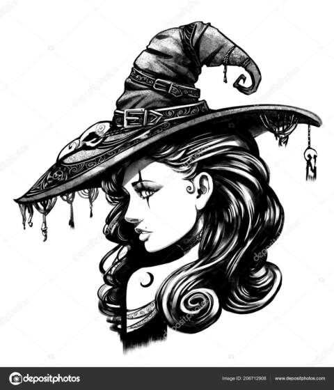 Header of witchgirl